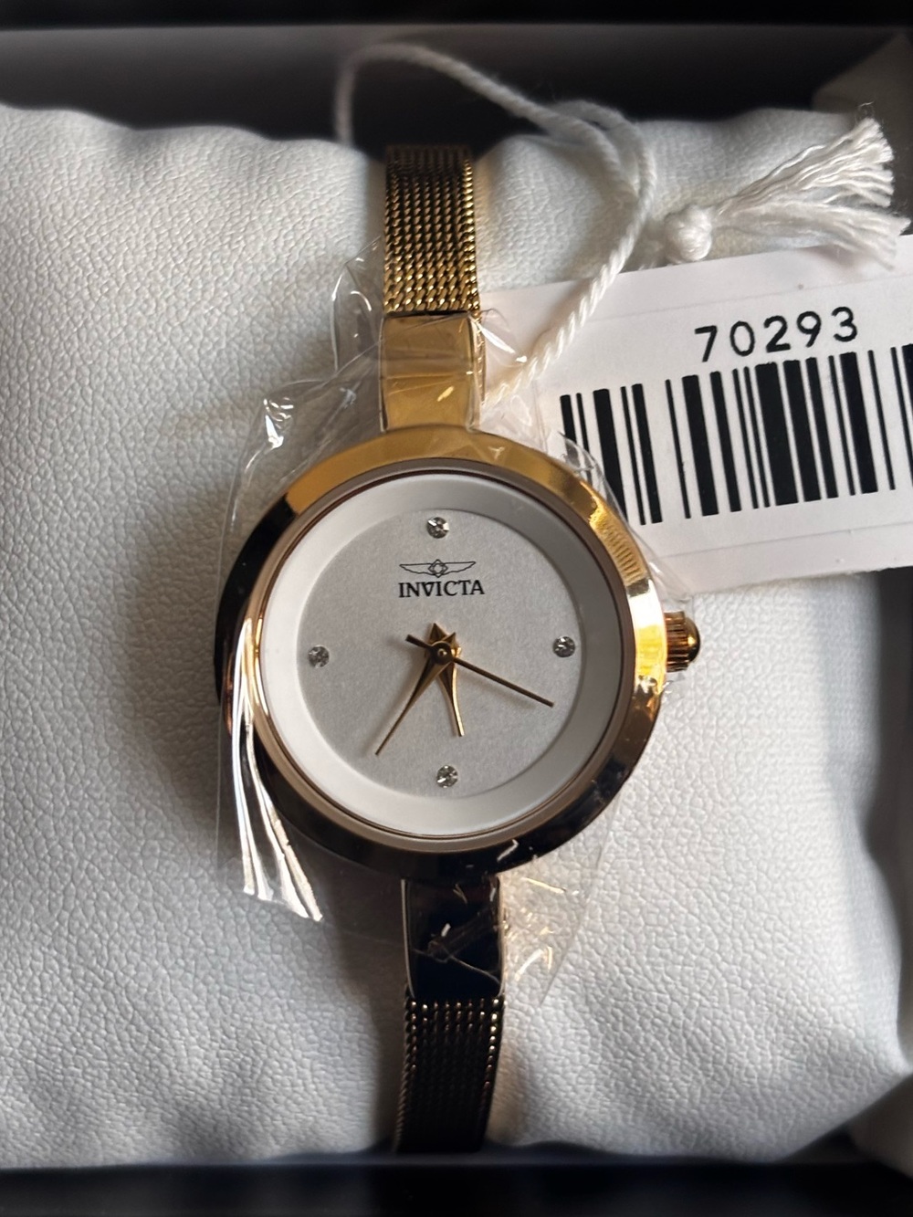 Invicta Women's Gold-Tone Mesh Strap Watch - NIB